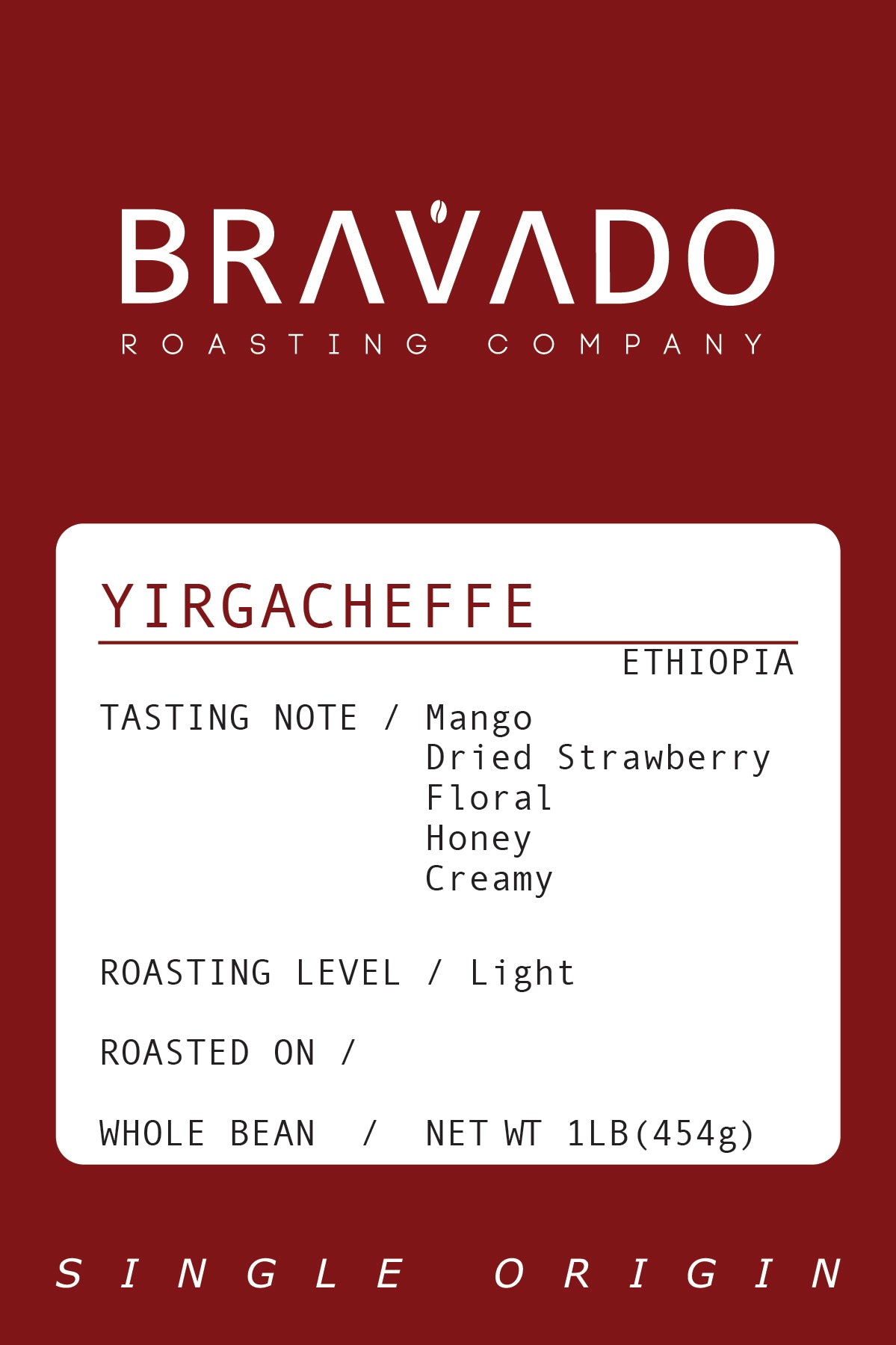 Ethiopia Yirgacheffe - Hama Natural