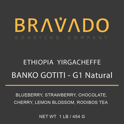Ethiopia Yirgacheffe - Banko Gotiti G1 Natural