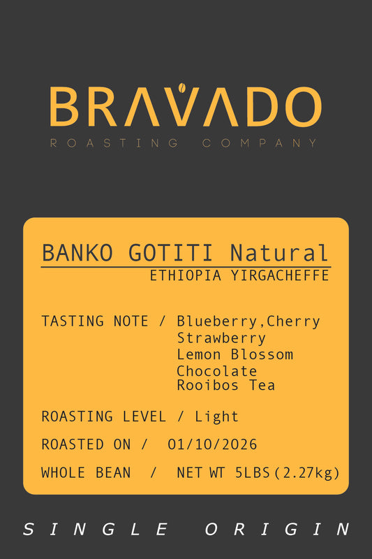Ethiopia Yirgacheffe - Banko Gotiti G1 Natural